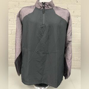 Holloway Men's Charcoal and Heather Windbreaker